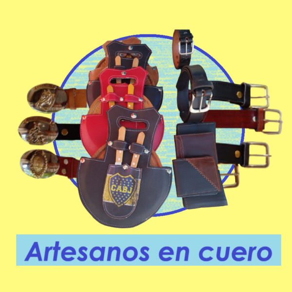 Artesanos en cuero